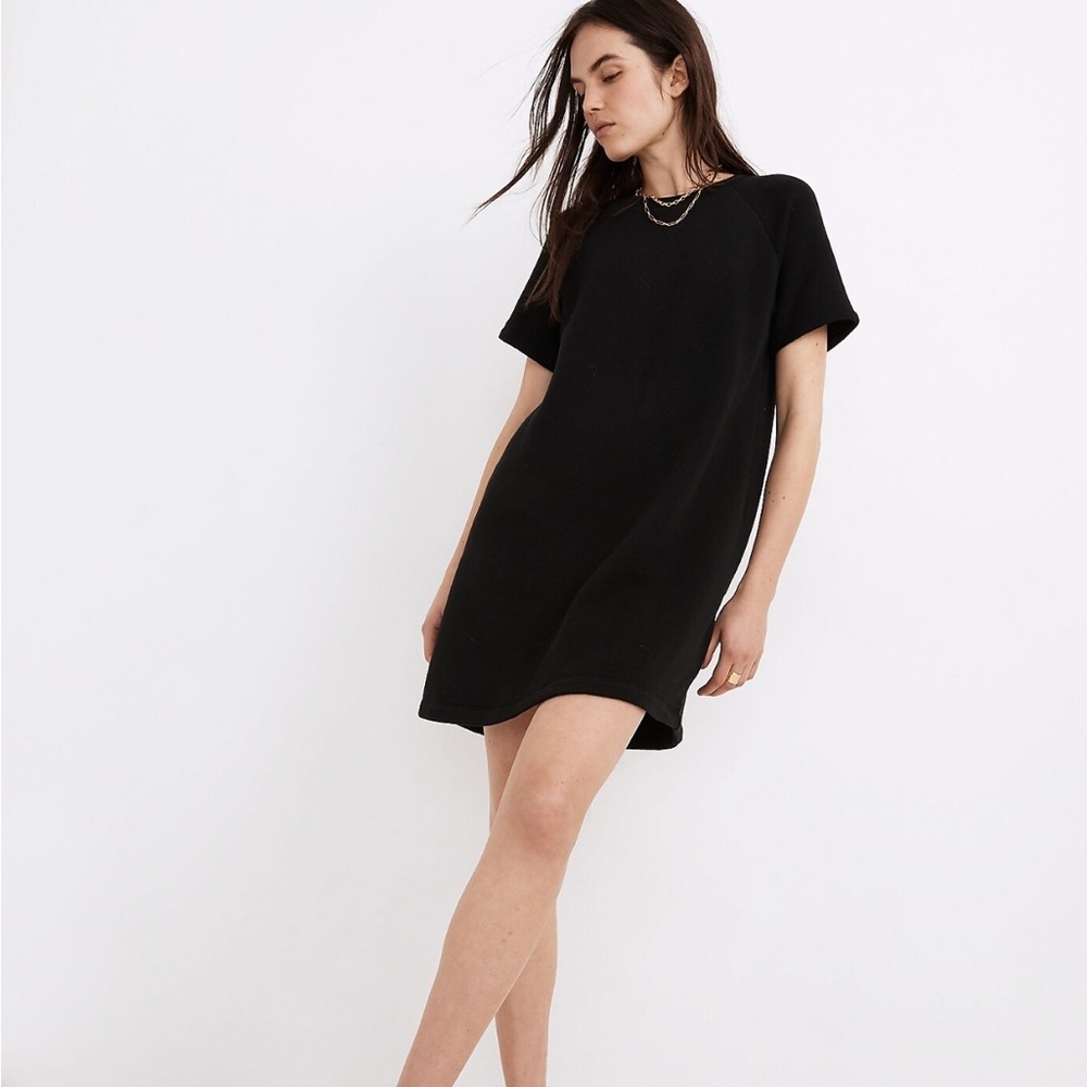 New Madewell MWL Airyterry Sweatshirt Tee Dress - Picture 1 of 10